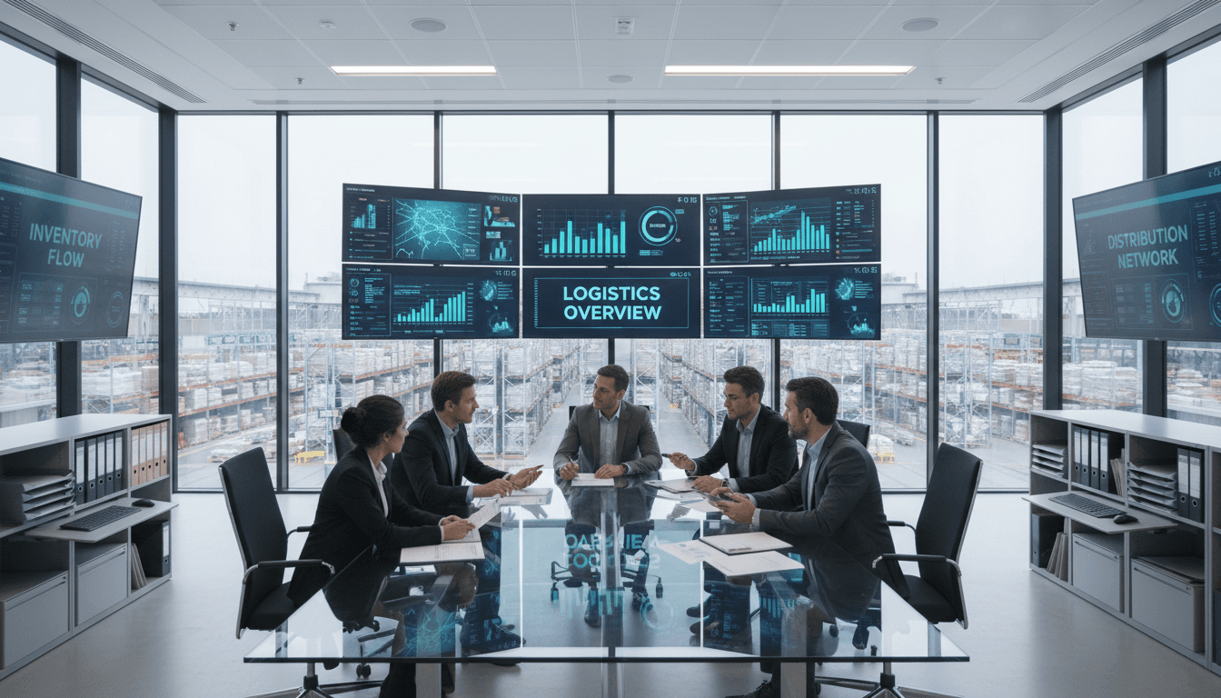 WareNet regional logistics network map